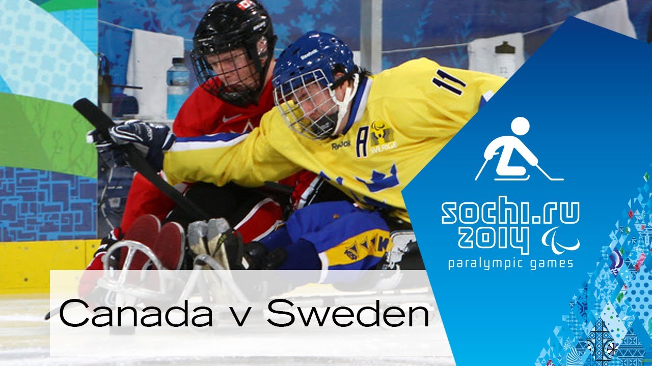 Canada v Sweden full game | Group stage| Ice sledge hockey | Sochi 2014 Paralympic Winter Games