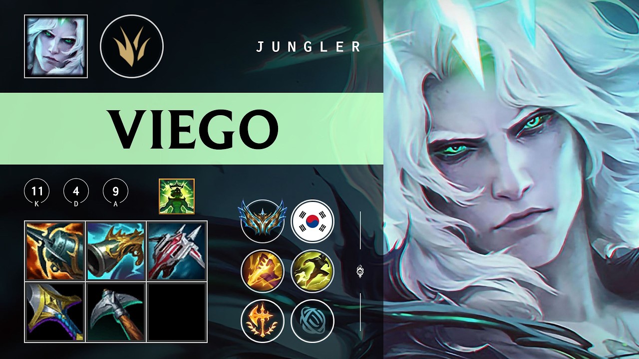 Viego Jungle vs Shyvana - KR Challenger Patch 26.06