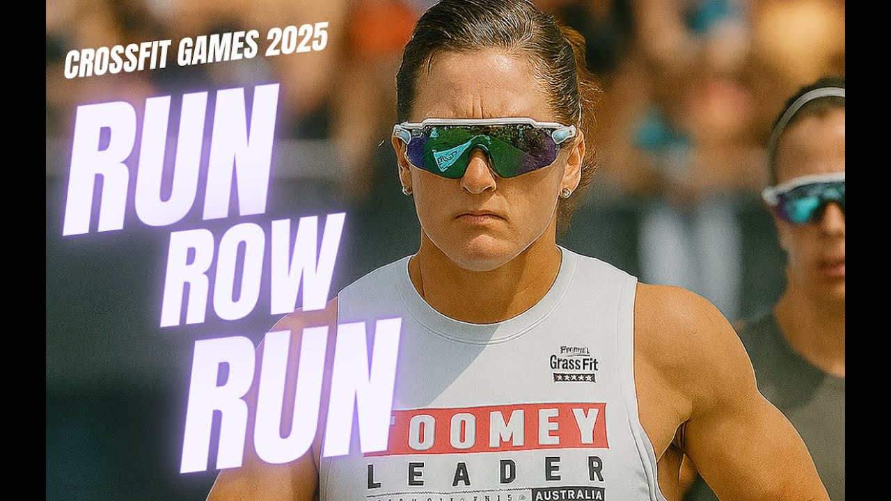 CrossFit Games 2025 Event 1 Run Row Run Mens Womens Teams