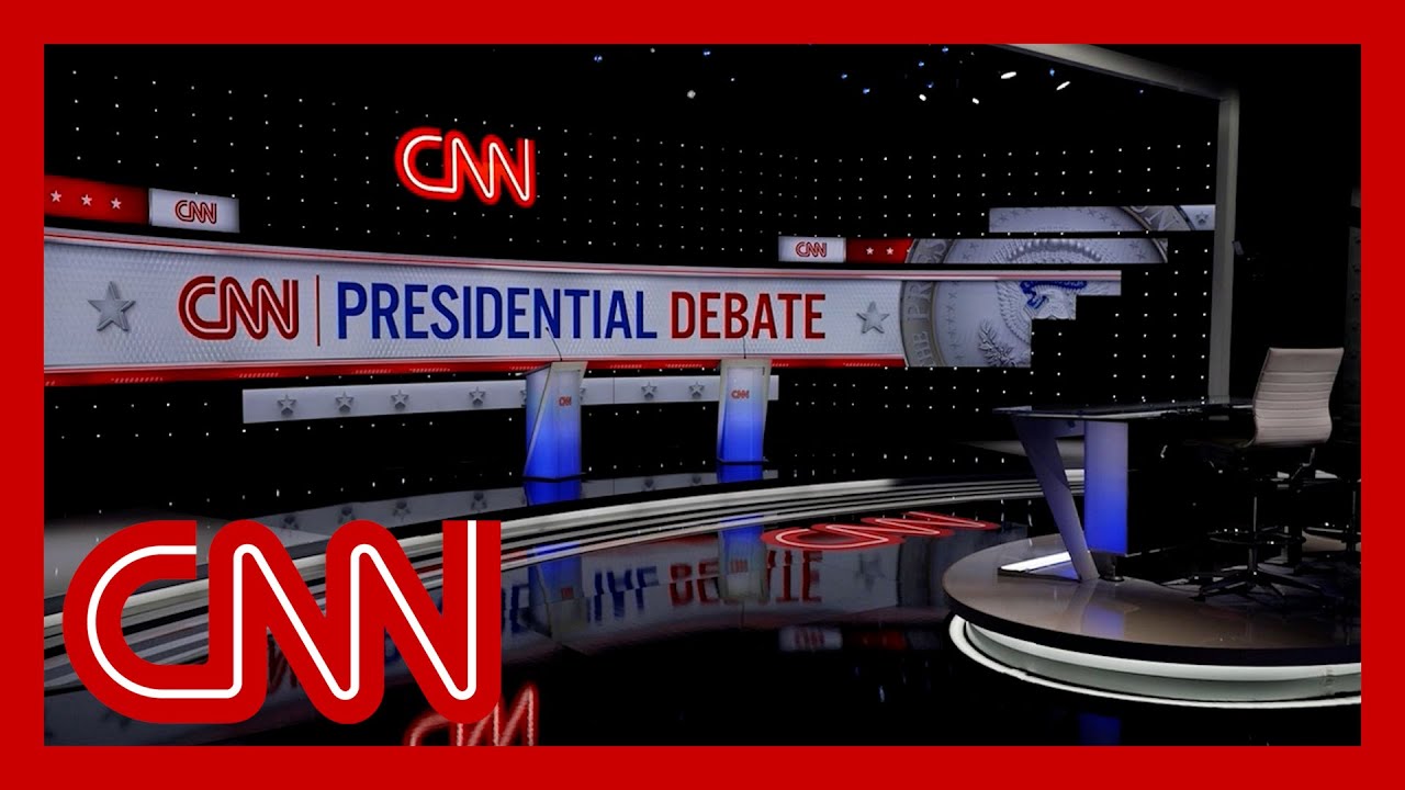 See what the CNN presidential debate stage looks like