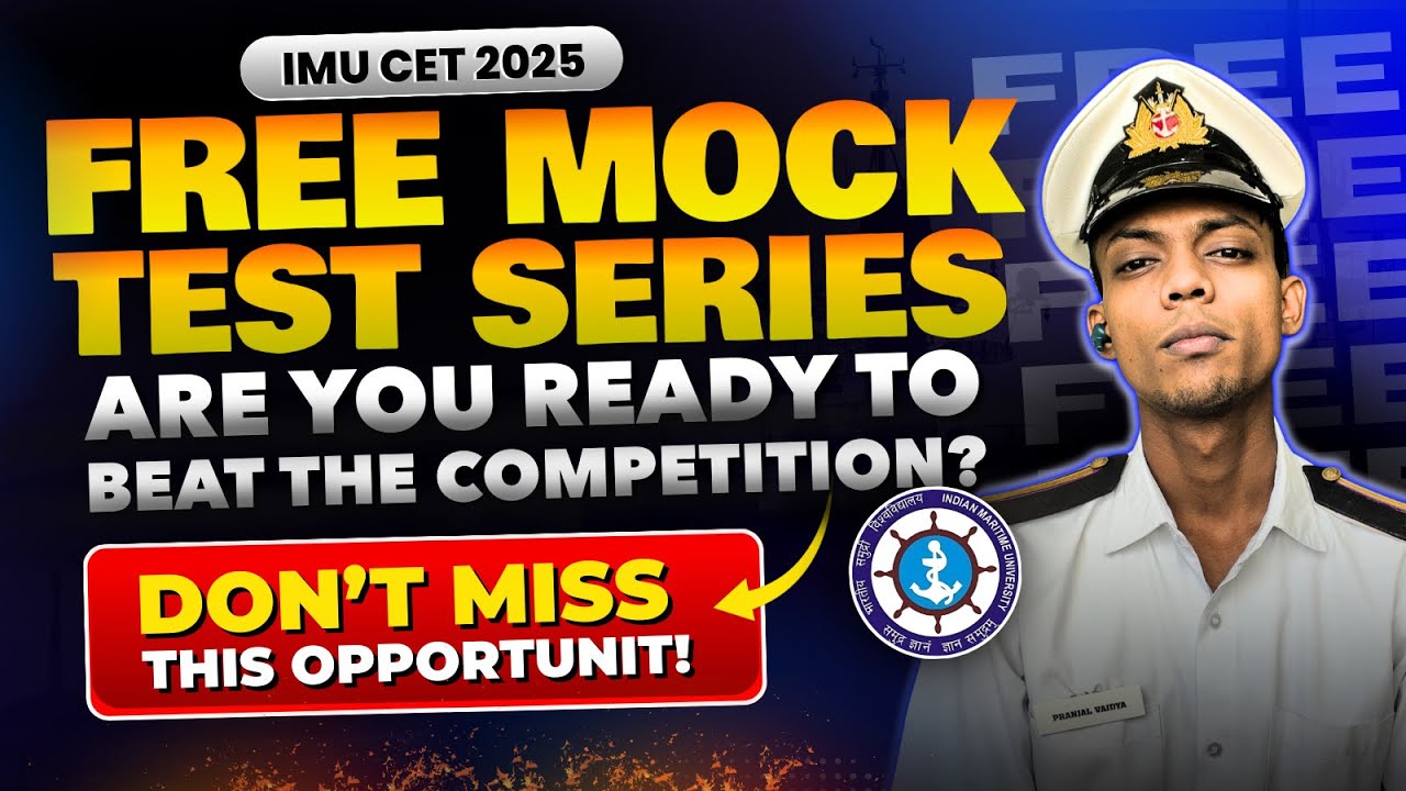 FREE IMU CET 2025 MOCK TEST SERIES | Crack IMU CET with Free Practice Tests! #imucet