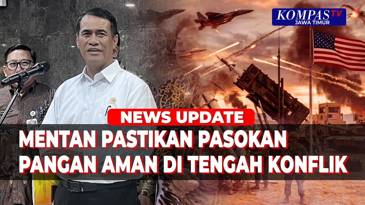 Mentan Pastikan Pasokan Pangan Aman Meski Konflik AS–Iran Memanas & Ancaman Kekeringan