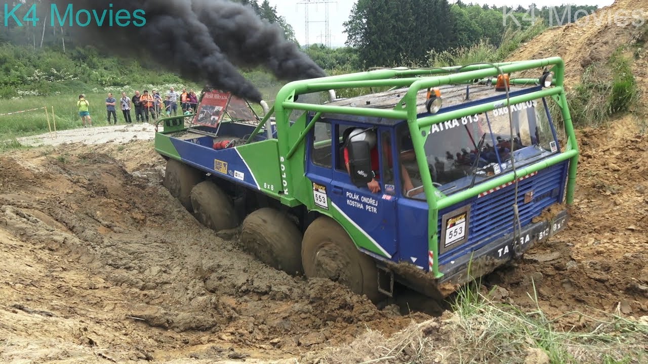 8X8 Tatra 813 truck | Truck trial | Straz pod ralskem 2017 | truck no. 553