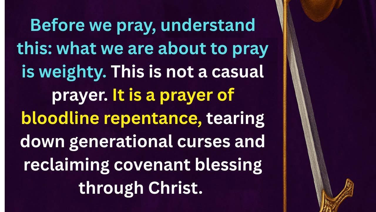 Bloodline  Repentance &ndash; Breaking Generational Sin | Day 24 of 30 Days of Repentance and Obedience