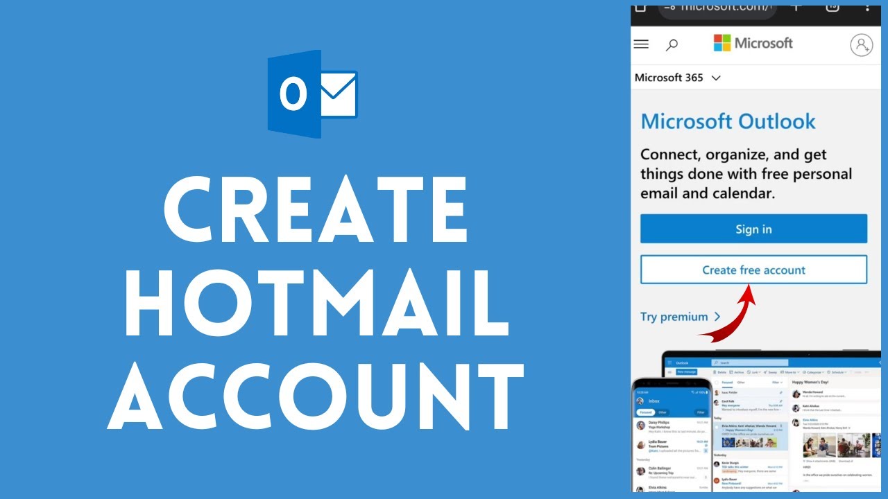How to Create Hotmail Account (2024)