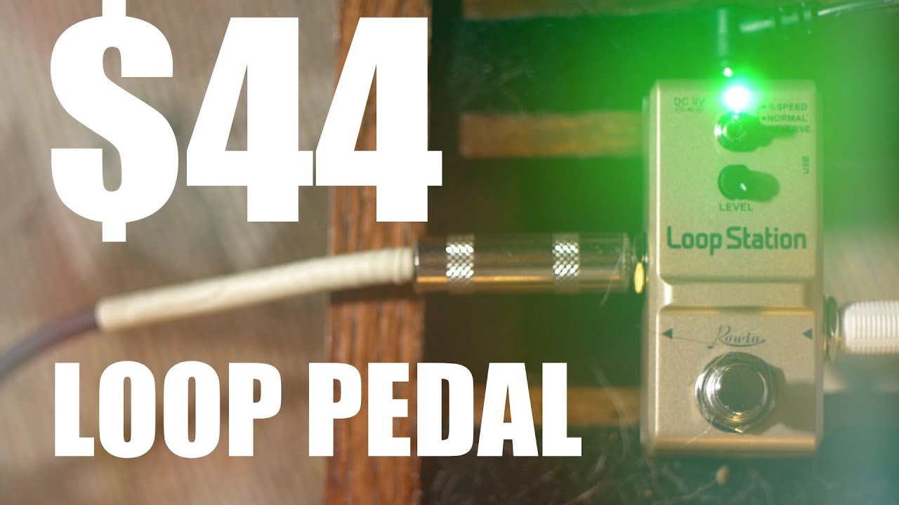 Best Budget Looper Pedal? | Rowin Loop Station Demo