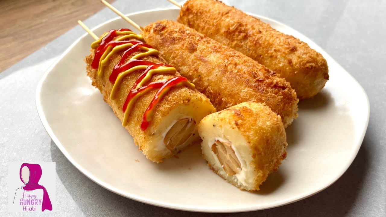 Crispy and Crunchy Potato Cheese Corn Dogs | Better Than The Original!