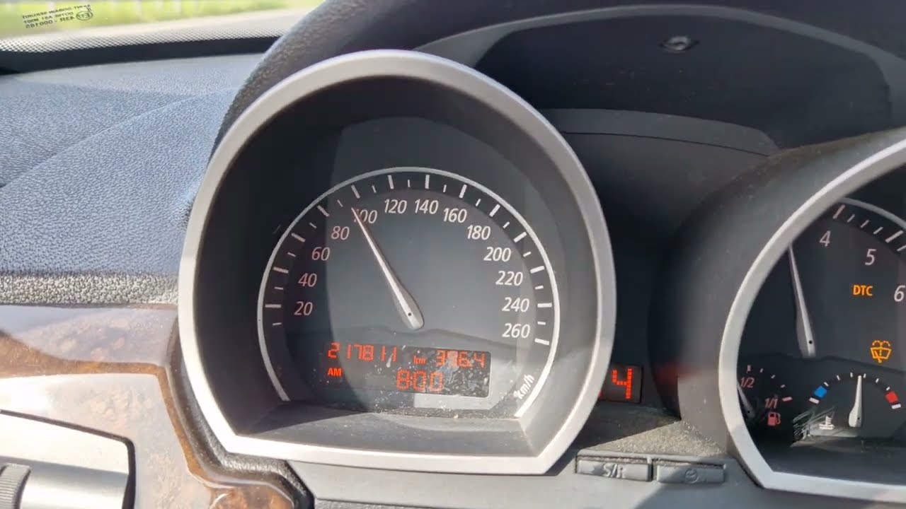BMW Z4 E86 3.0si 2007y 265hp acceleration from 100 to 250 km/h