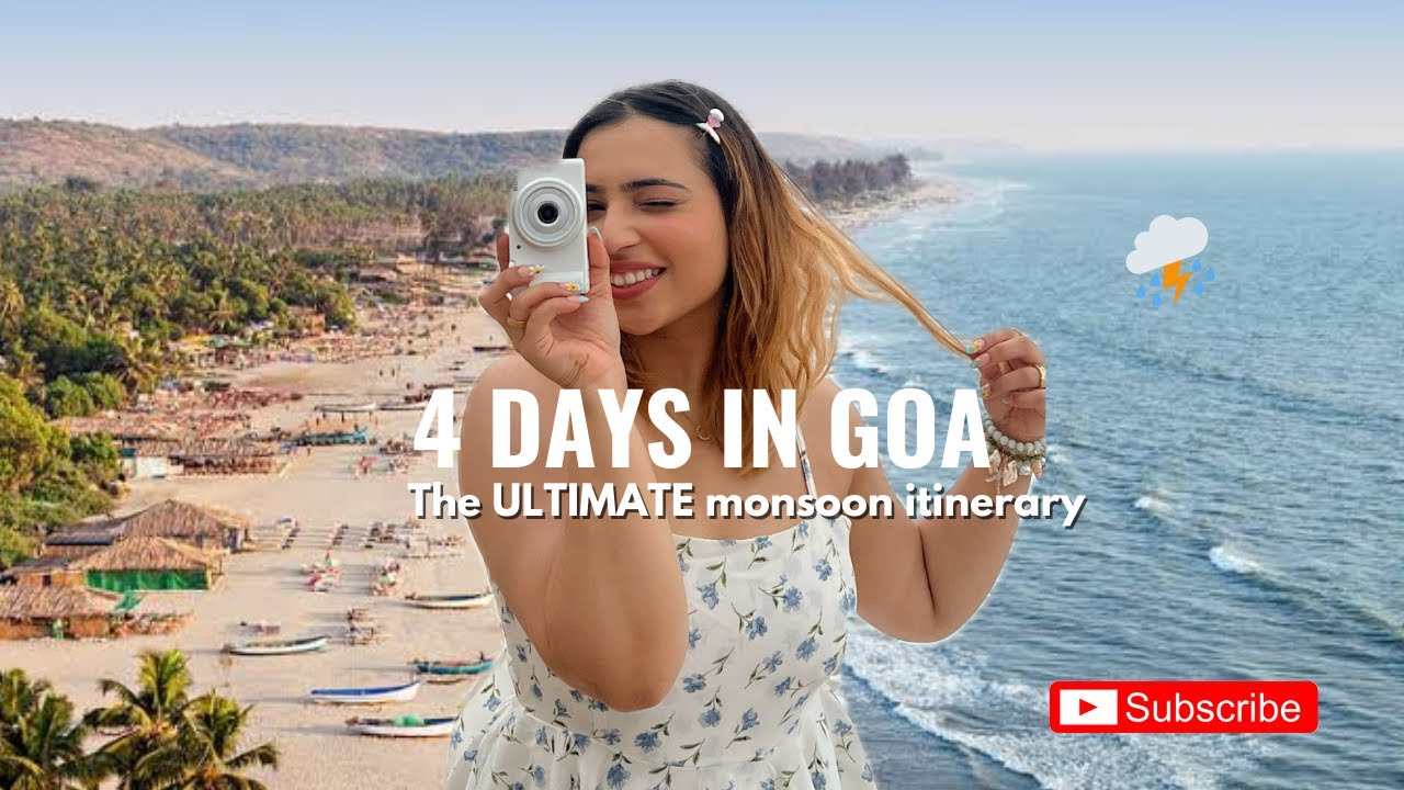 The ULTIMATE 4 Day Goa Itinerary🇮🇳 | Goa Trip | Goa Trip Planning | Goa in Monsoon | Goa Plan | Goa