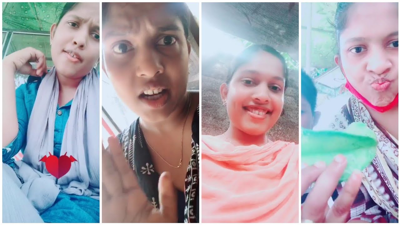 Sri Lanka Muslim girl cute TikTok video funny Tamil TikTok