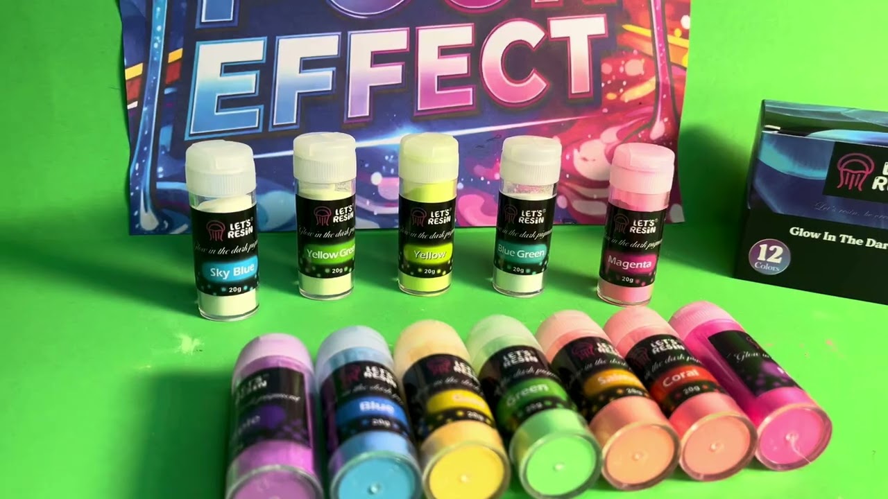 Unboxing Let’s Resin Glow in the Dark Pigment 