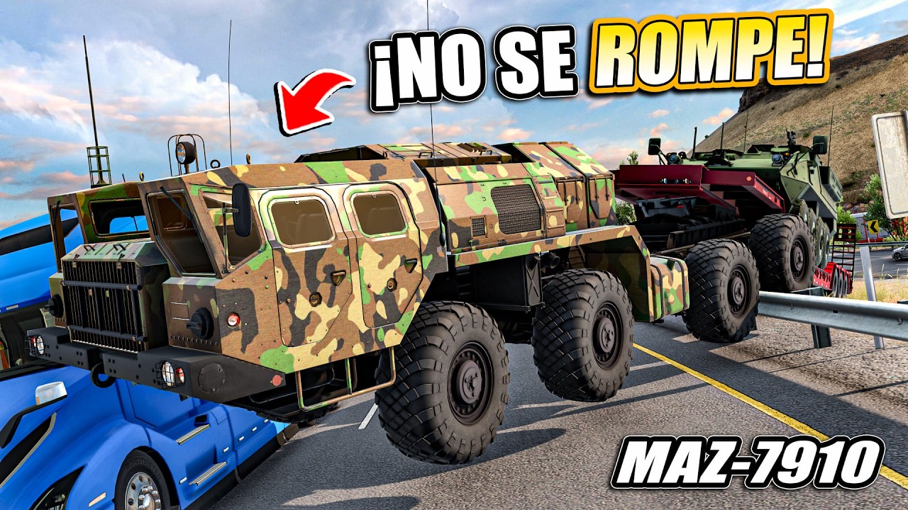 ¡PROBÉ EL CAMIÓN SOVIÉTICO MÁS BRUTAL! DE AMERICAN TRUCK SIMULATOR 😳