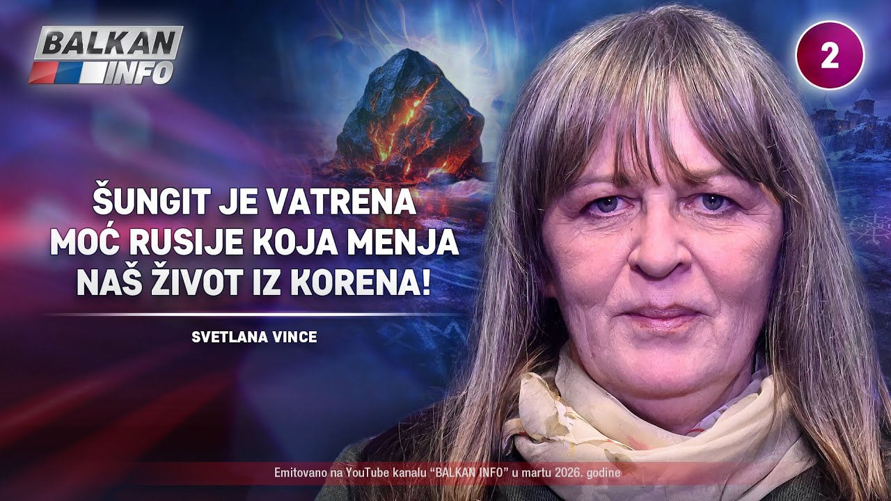 INTERVJU: Svetlana Vince &ndash; &Scaron;ungit je vatrena moć Rusije koja menja na&scaron; život iz korena! (22.3.2026)