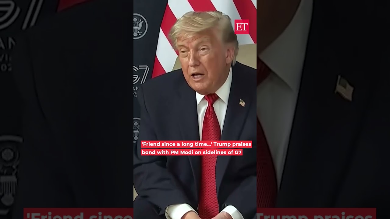 'Friend since a long time&hellip;' Trump praises bond with PM Modi on sidelines of G7