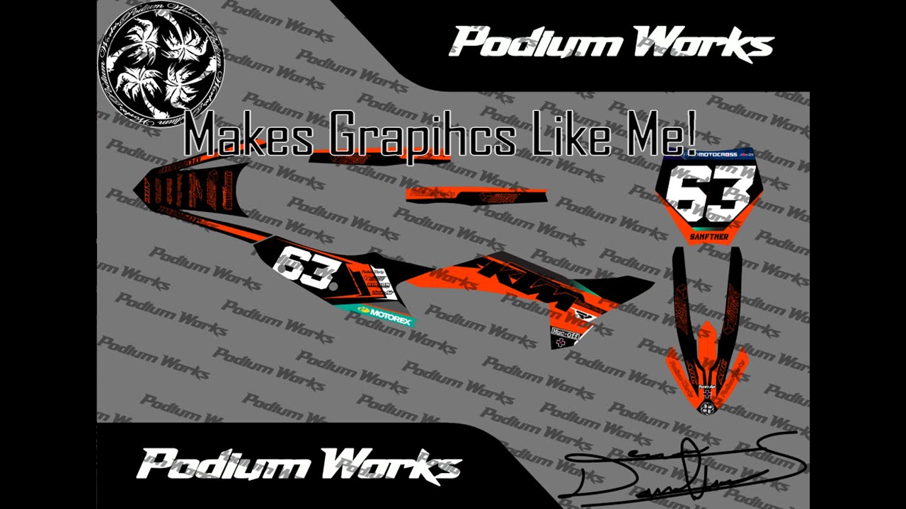 How To Make Graphics For Mx Bikes!