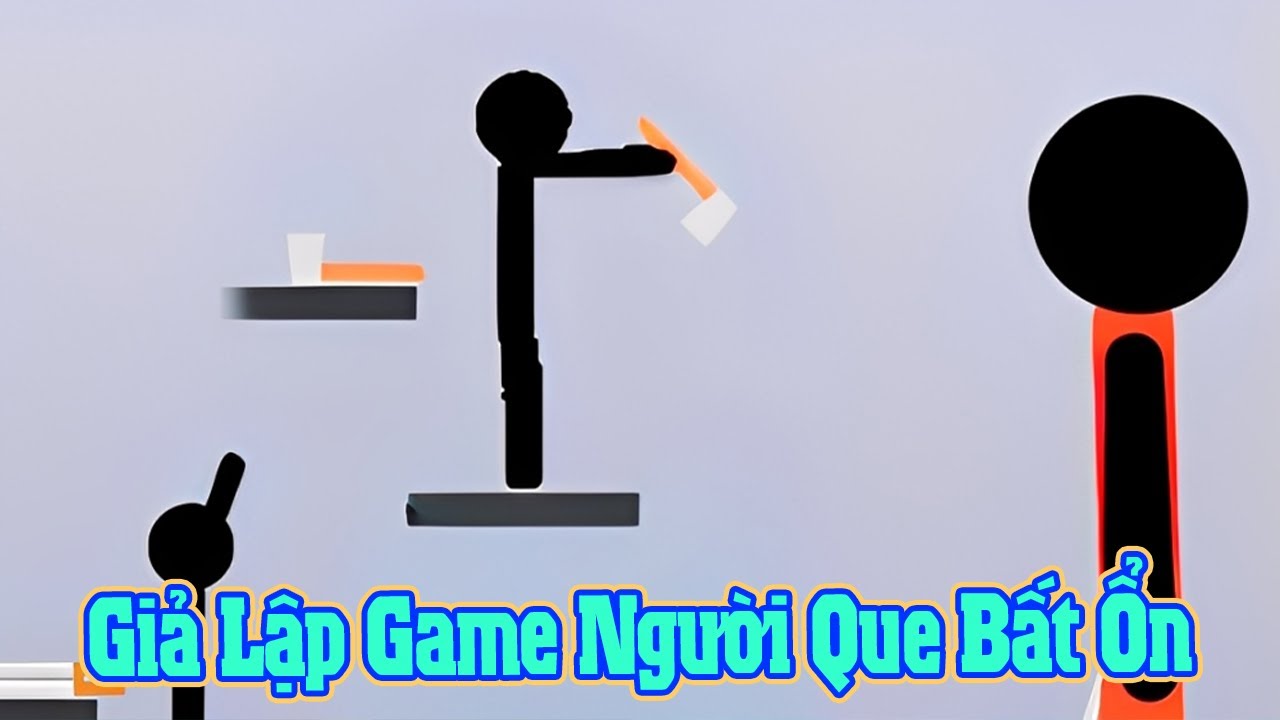 🕹️ Giả Lập Game Người Que Bất Ổn 🎮🧍 #tiktok​​ #douyin​​ #minecraft #LongKaEntertainment