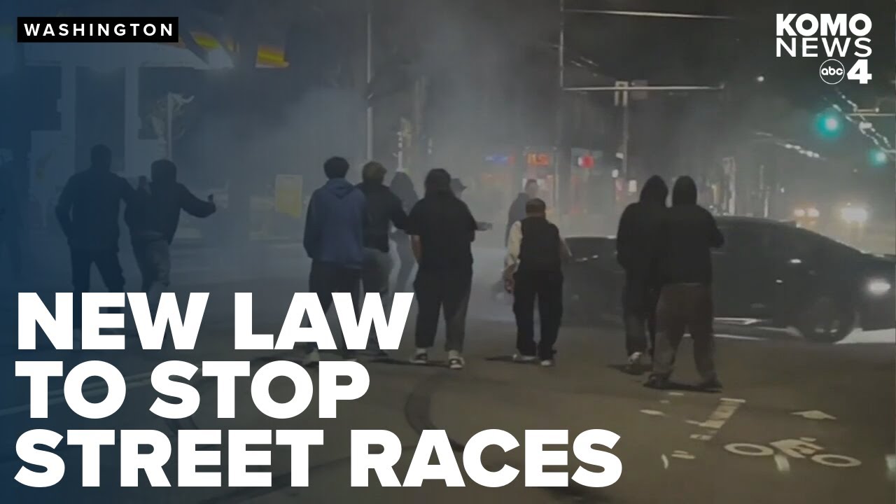 Washington's new law targets spectators at illegal street races with fines, citations