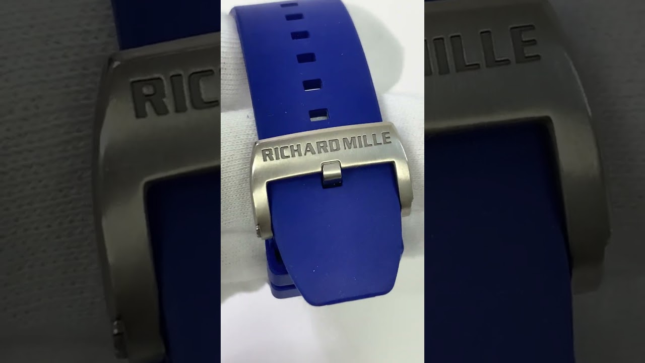 Richard Mille  Diver 47mm Titanium Blue Rubber Strap RM028Ti