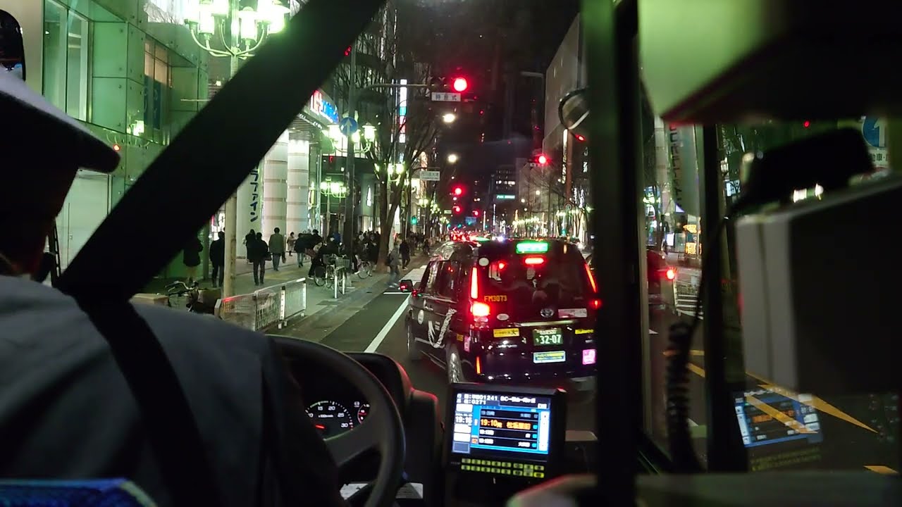 【前面展望】名鉄バス🚌 基幹2系統バス 尾張旭向ヶ丘行 名鉄バスセンター→香流橋東バス停 