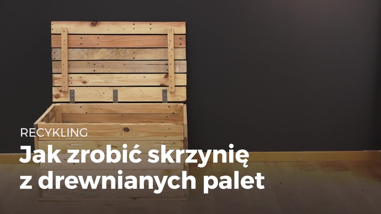 Jak zrobić skrzynię z drewnianych palet | Recykling palet
