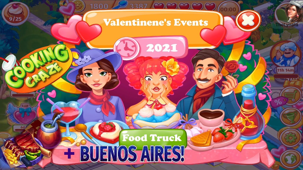 Cooking Craze /2 Valentine's Events 2021/ Buenos Aires 3rd Restaurant