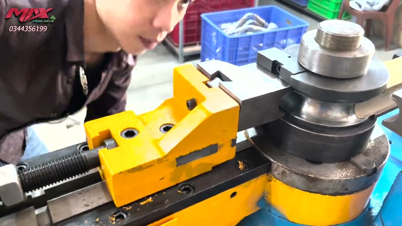 Hướng dẫn thay khuôn máy uốn NC W51 uốn cổ pô siêu chuẩn