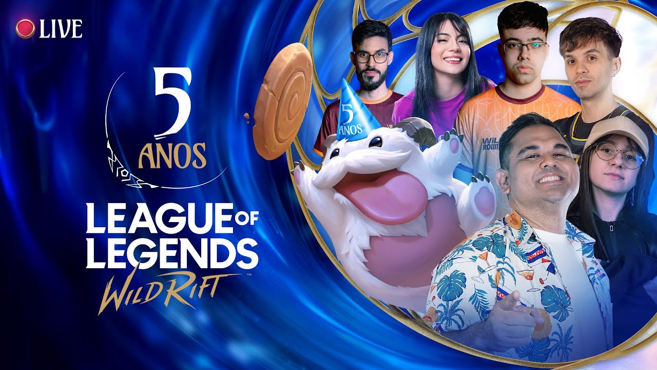 Festa de Anivers&aacute;rio de 5 anos - Brasil | League of Legends: Wild Rift