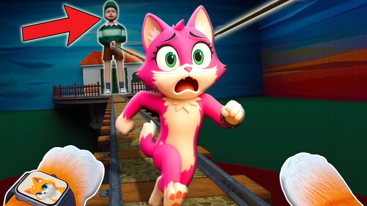 ¿Puede sobrevivir mi NOVIA al JUEGO DEL CALAMAR? (I Am Cat VR)