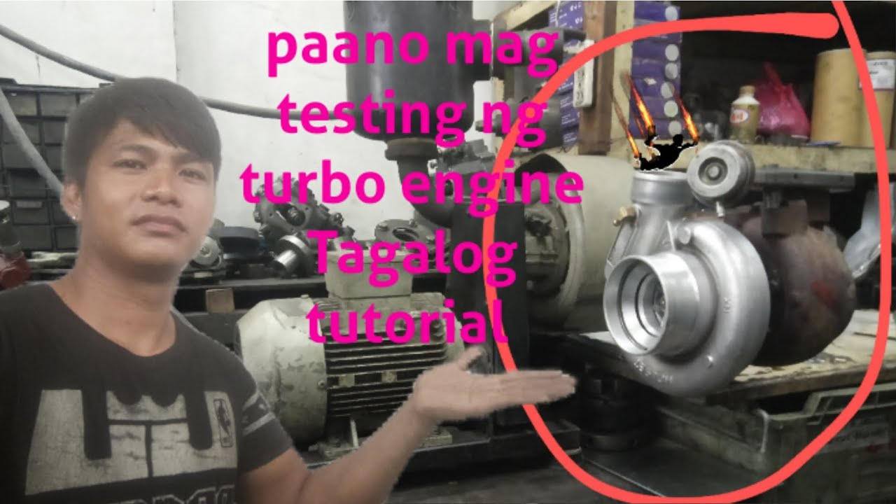 paano mag testing ng turbo engine Tagalog tutorial