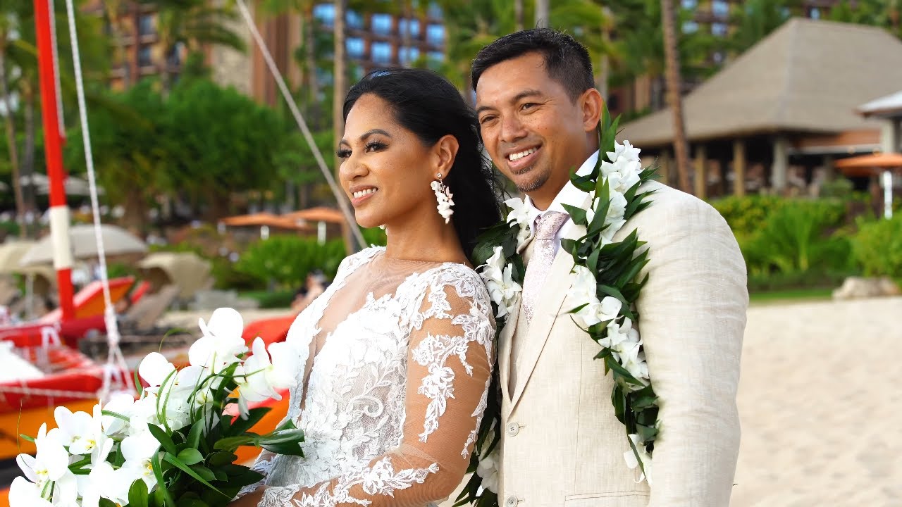 Aulani, A Disney Resort & Spa Wedding l Oahu, Hawaii | Chi + Bev's Same Day Edit