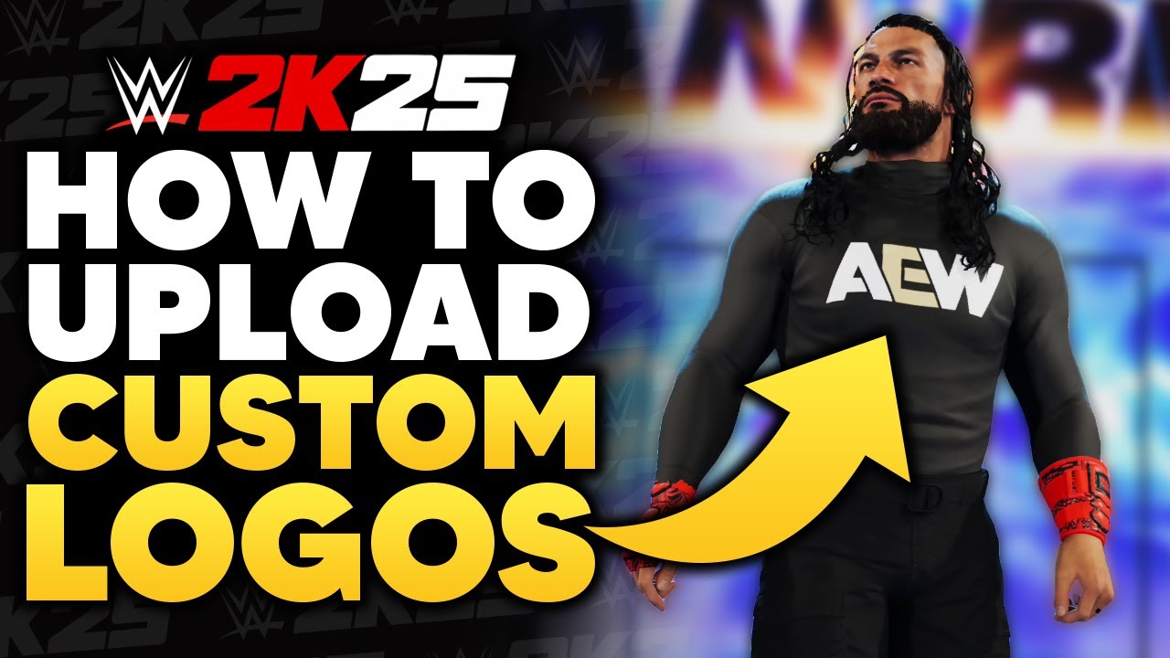 WWE 2K25: How To Upload Custom Images! (Tutorial)