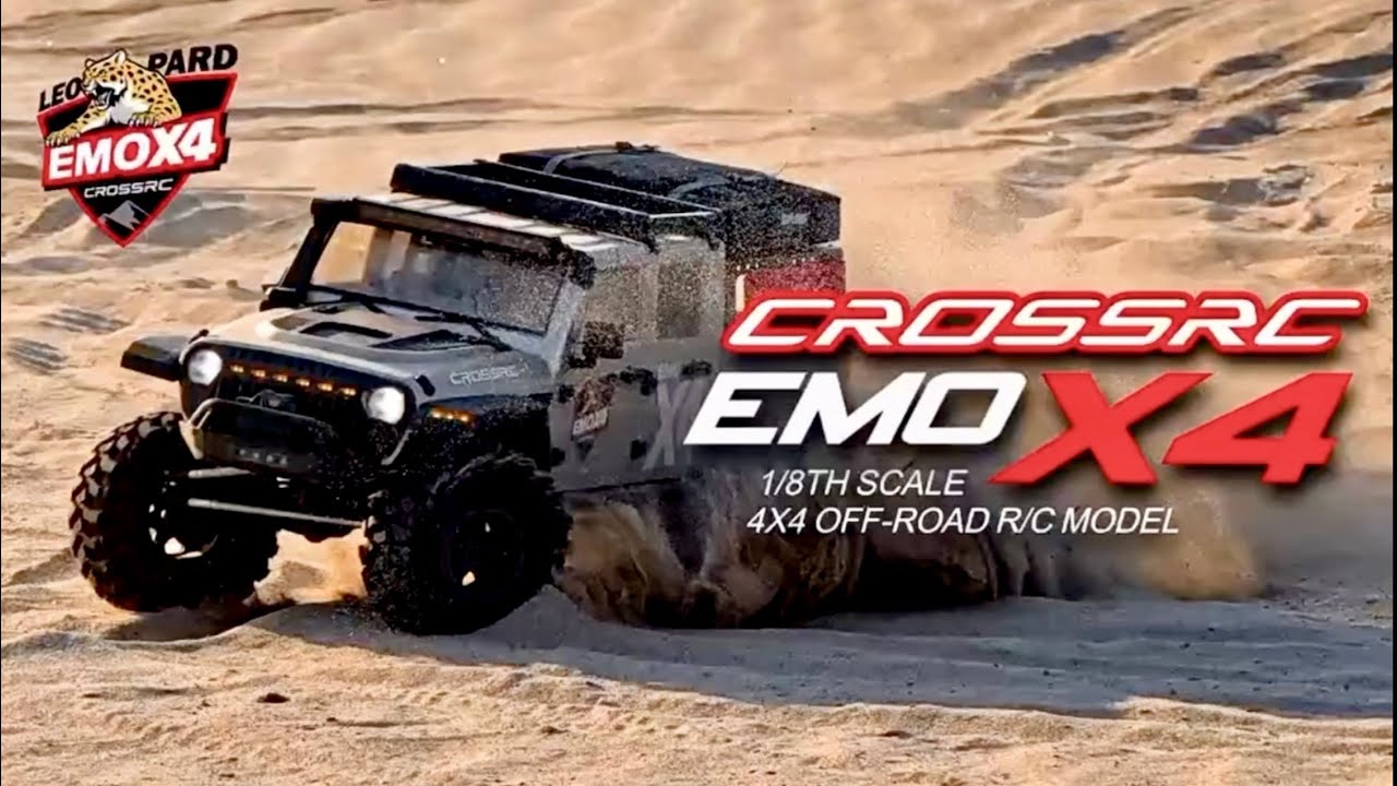CROSSRC EMO X4 - 1/8 scale - Video sourced from CrossRC official Bilibili website