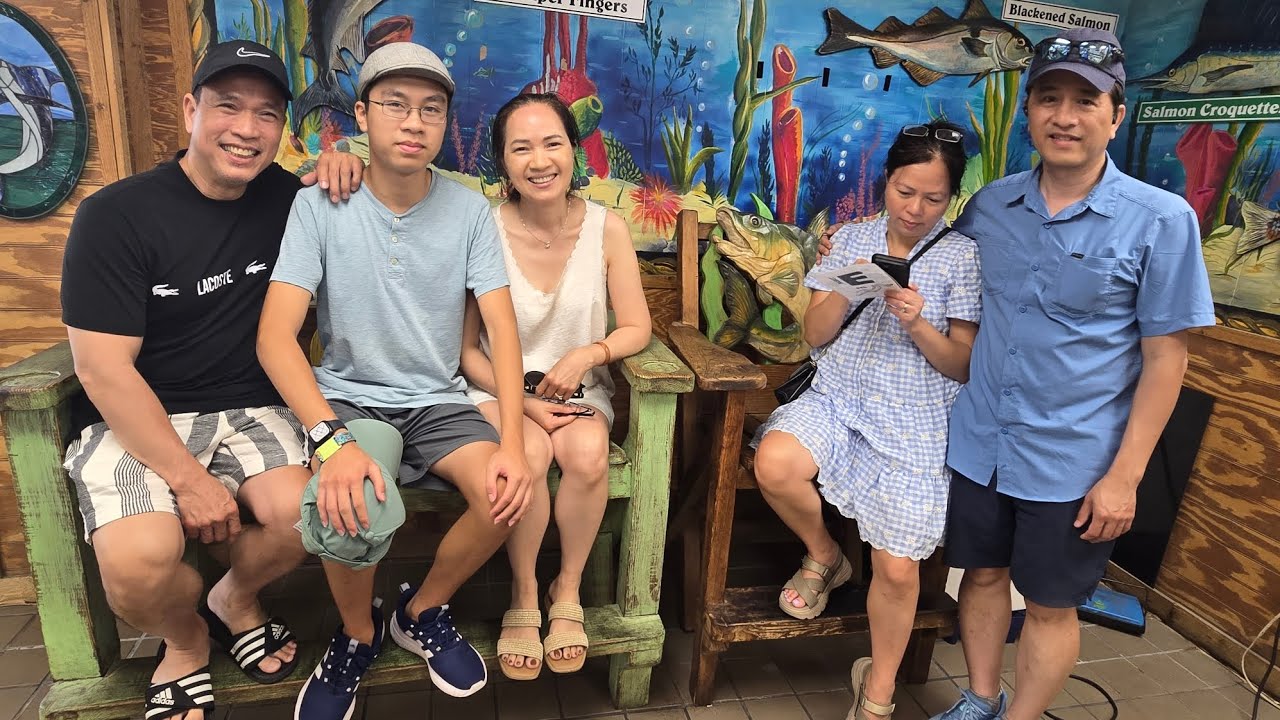 Ngày cuối ở Tampa, dạo bến tàu ăn hải sản tập 2 😋😋