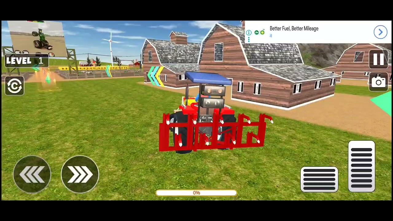 Modern tractor farming Driving simulator 3D- New tractor Games - Android Gameplay