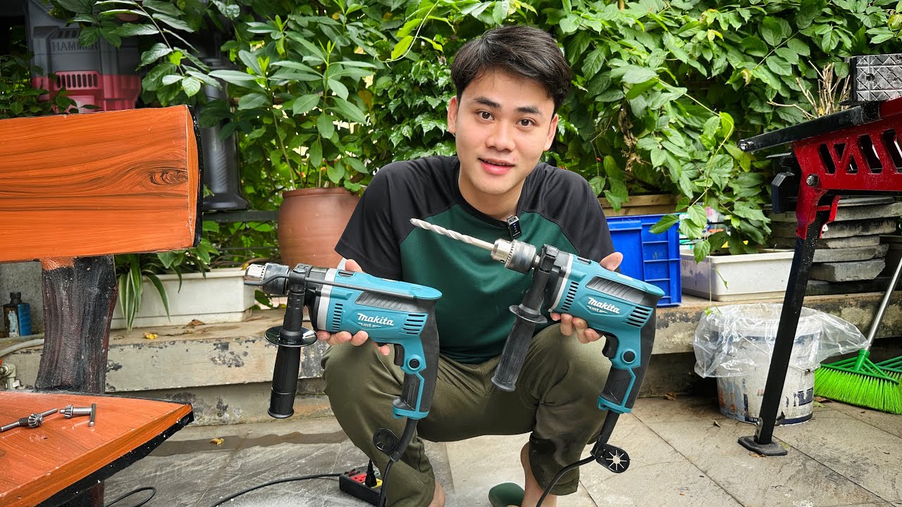 🛑 Test thử khoan điện makita 8103-8100 chính hãng giá chỉ vài trăm ngàn quá ngon