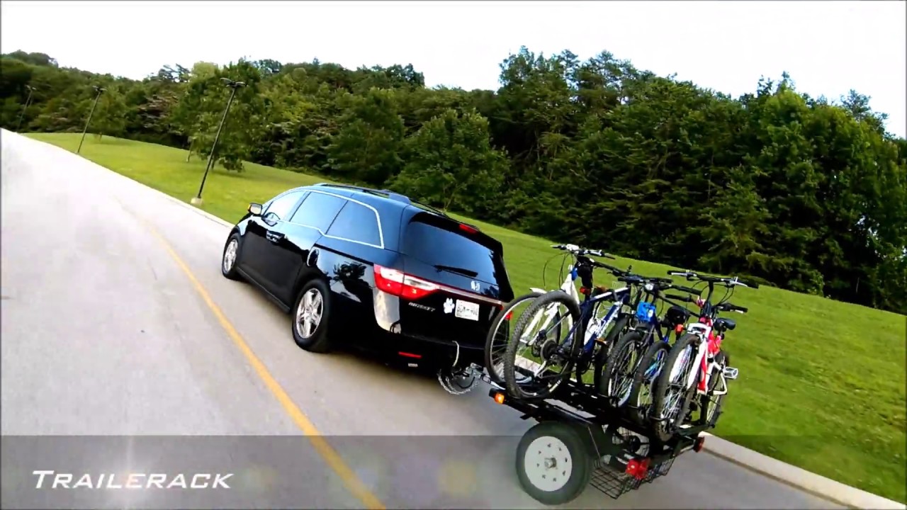 TRAILERACK - The Multi-Hitch Accessory Trailer / www.familybiketrailer.com