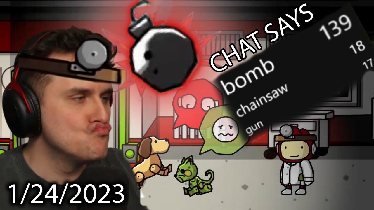 Coney Plays Scribblenauts With Chat (1/24/23)