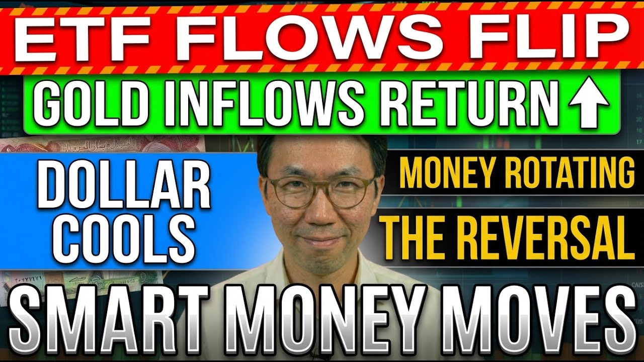 ETF flows flip: gold inflows return as the dollar cools