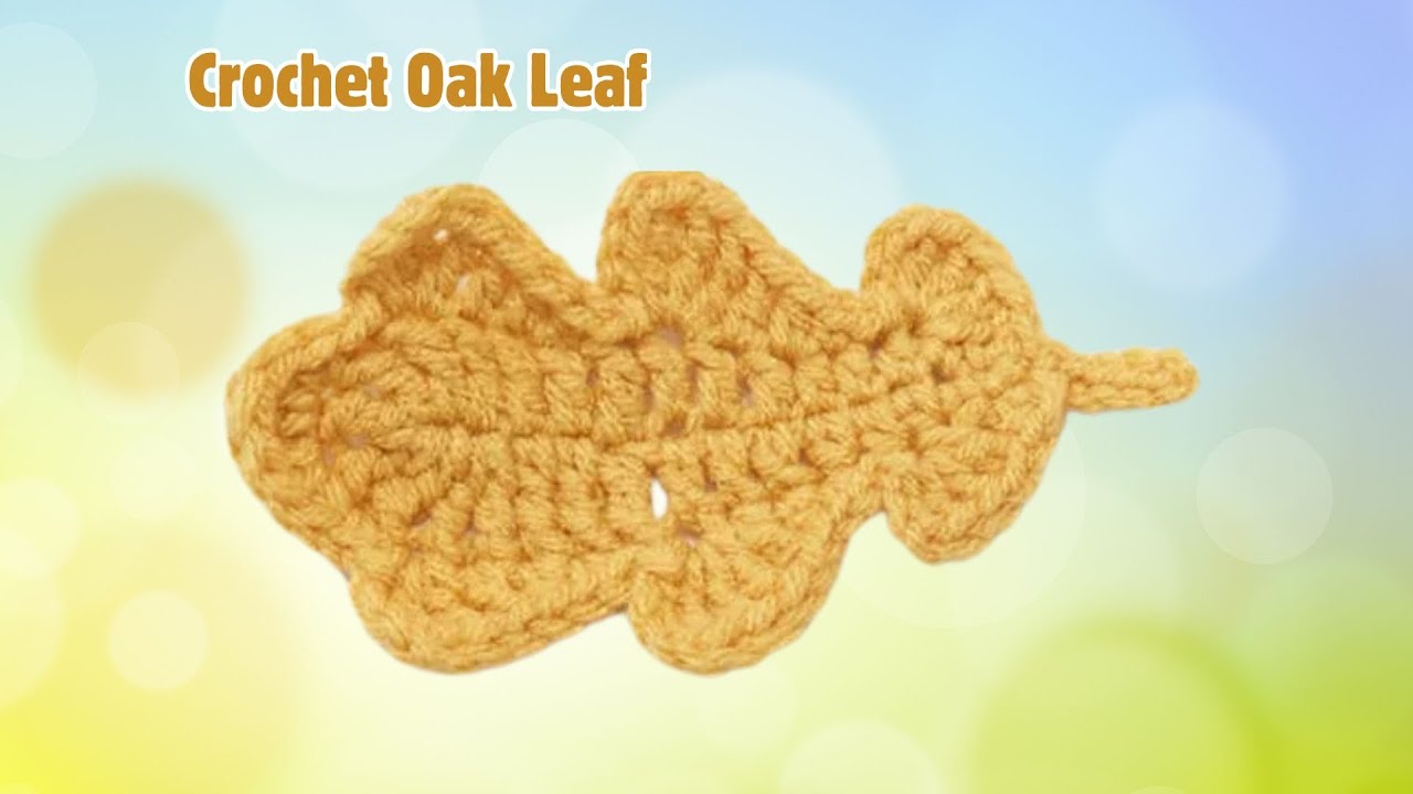 Crochet Fabulous Fall Wreath: Oak Leaf | EASY | The Crochet Crowd