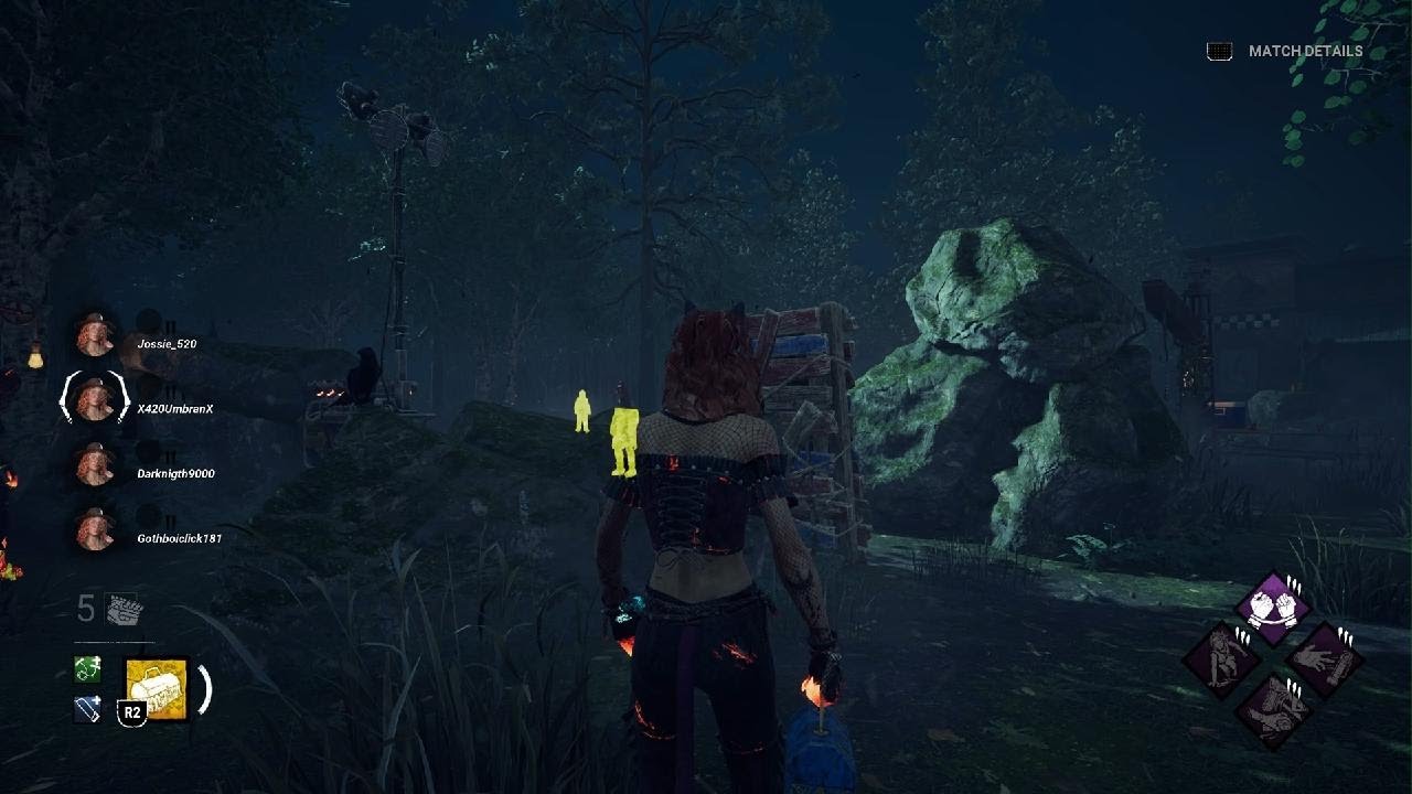 Huntress defeated by a group of Mikaela s