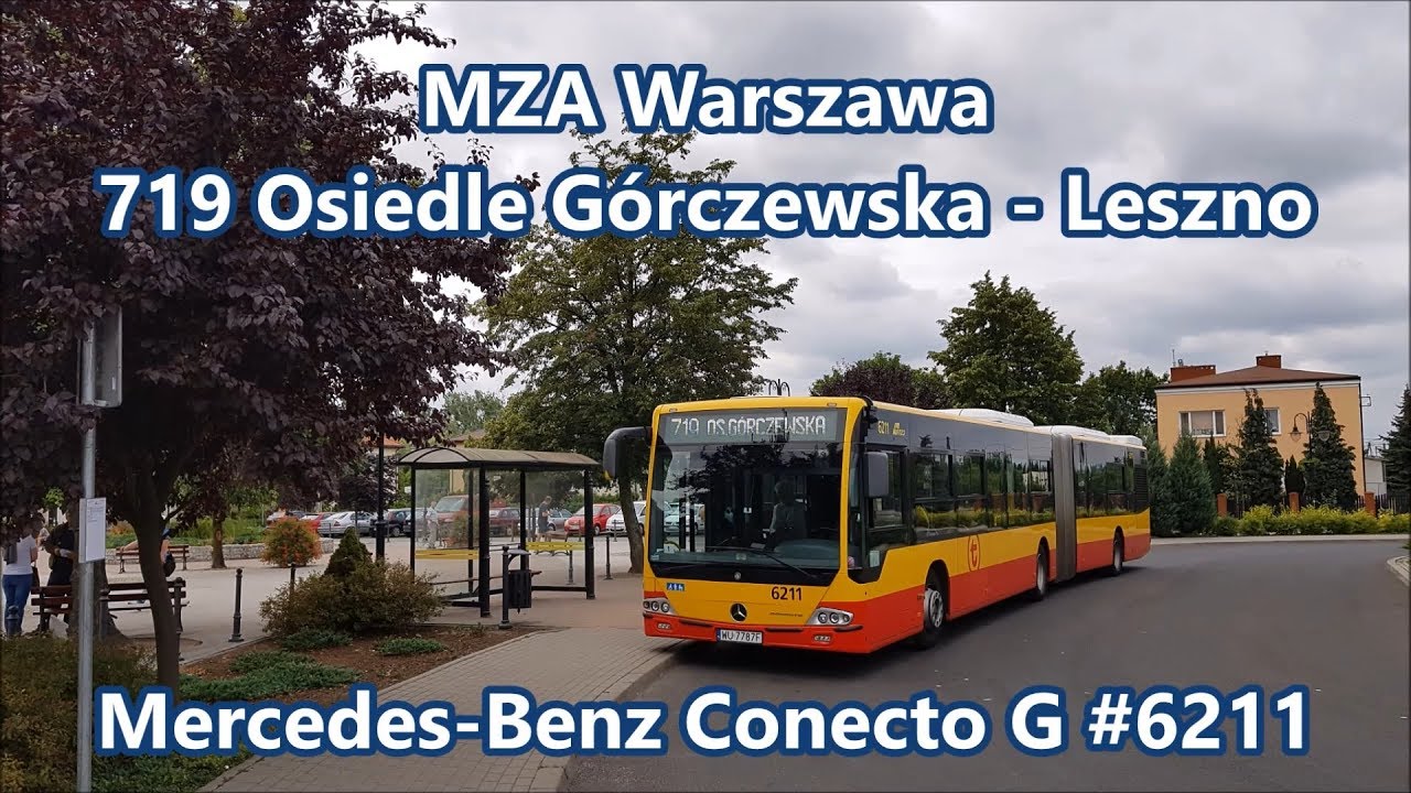 MZA Warszawa - linia 719, Mercedes-Benz Conecto G #6211