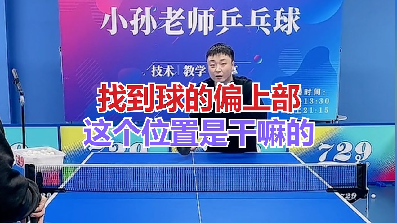 找到球的偏上部这个位置是干嘛的