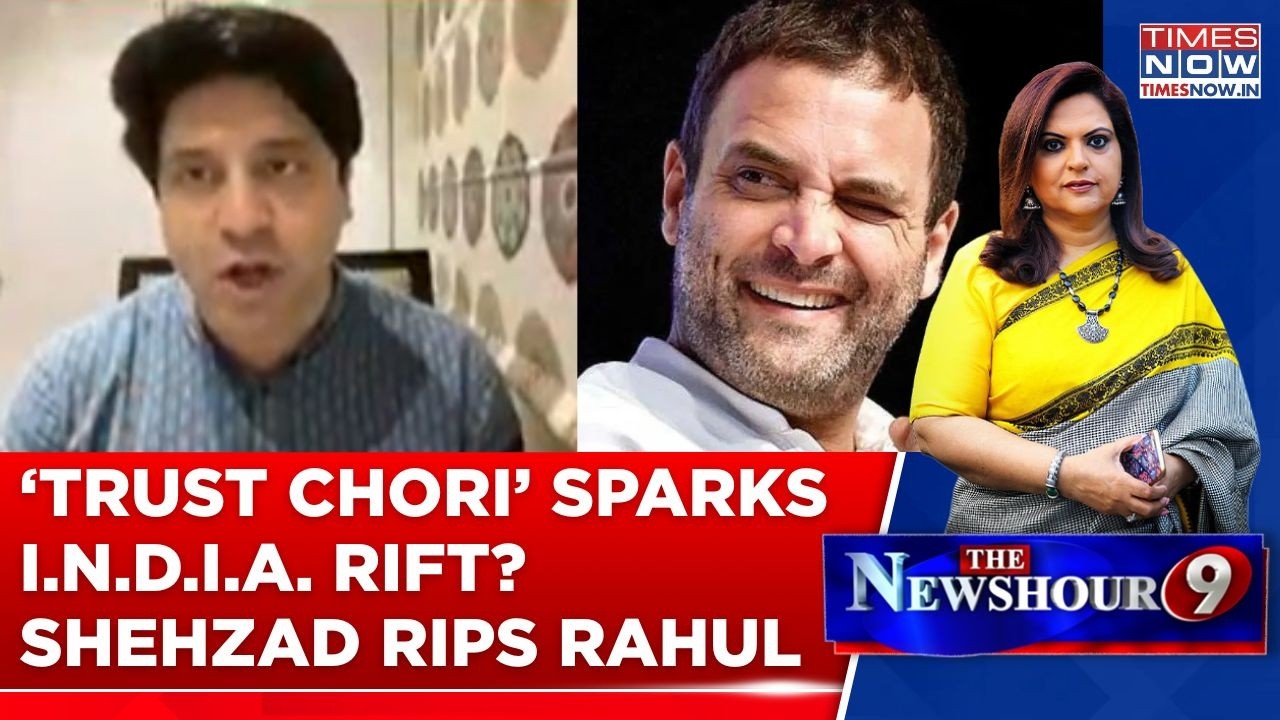 Shehzad Attacks Rahul, Links AAP’s I.N.D.I.A. Exit To ‘Trust Chori’ | Watch As Debate Turns Fiery