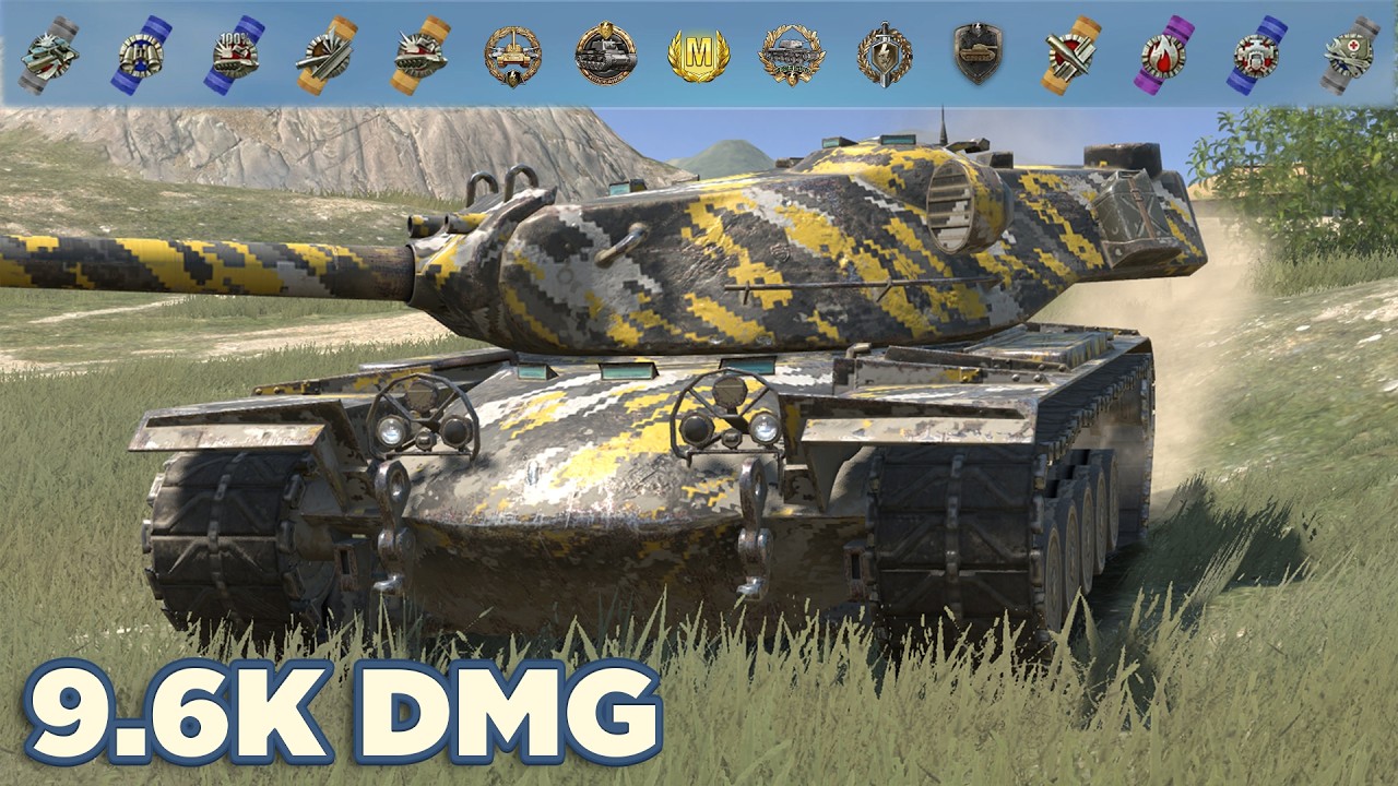 T110E5 &bull; 9.6K DMG 7 KILLS &bull; WoT Blitz