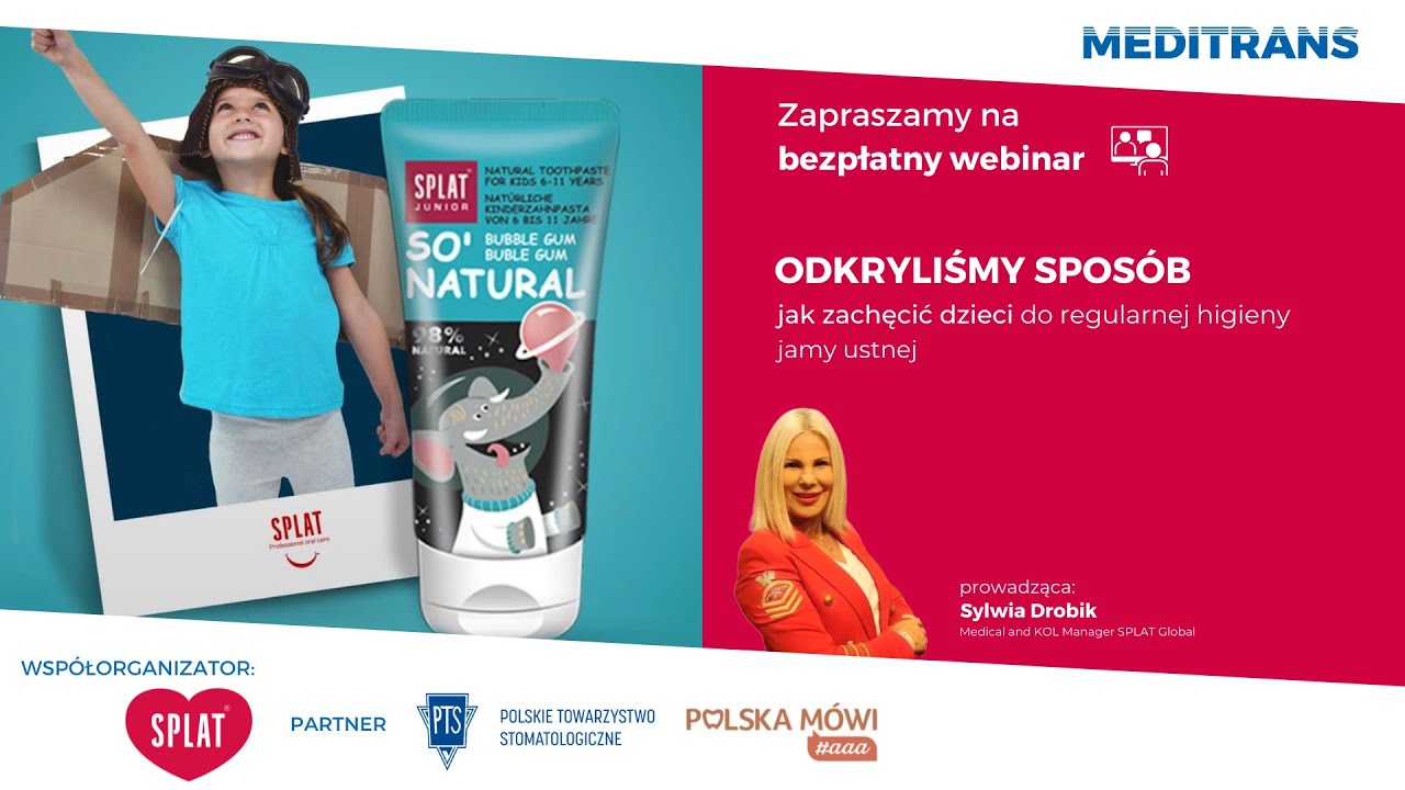 Webinar - Odkryliśmy sposób jak zachęcić dzieci do regularnej higieny jamy ustnej - SPLAT