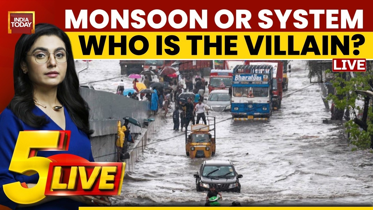 LIVE: Mumbai Rain Mayhem | 13 Dead | Monsoon Or Authorities To Blame? | 5ive Live | India Today