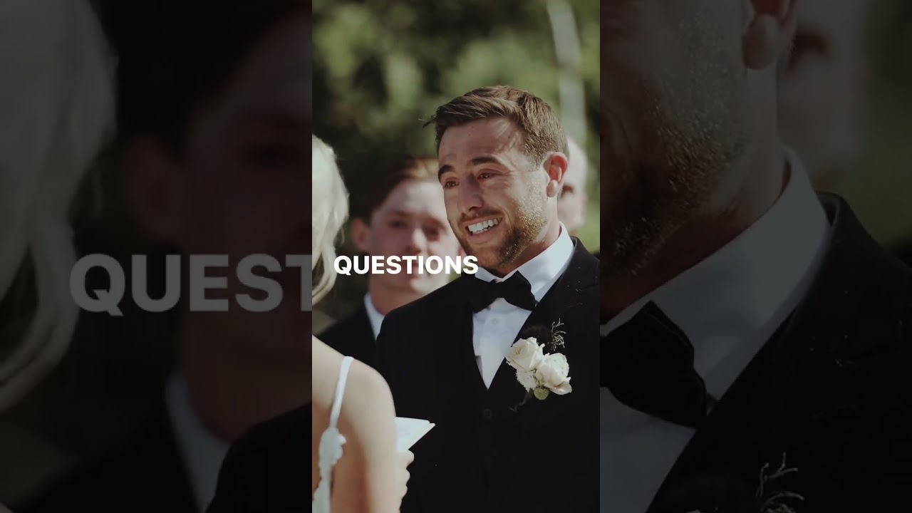 Bride Honors Groom's Late Father With an Emotional Letter During Vows #emotionalspeech #weddingvows