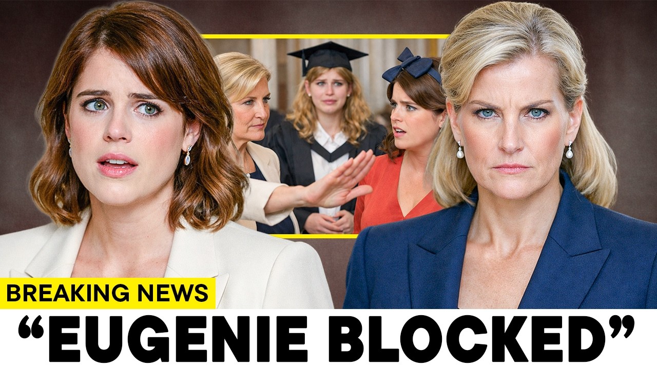 7 MINUTES AGO: Sophie Wessex BLOCKS Eugenie From Lady Louise's University Graduation