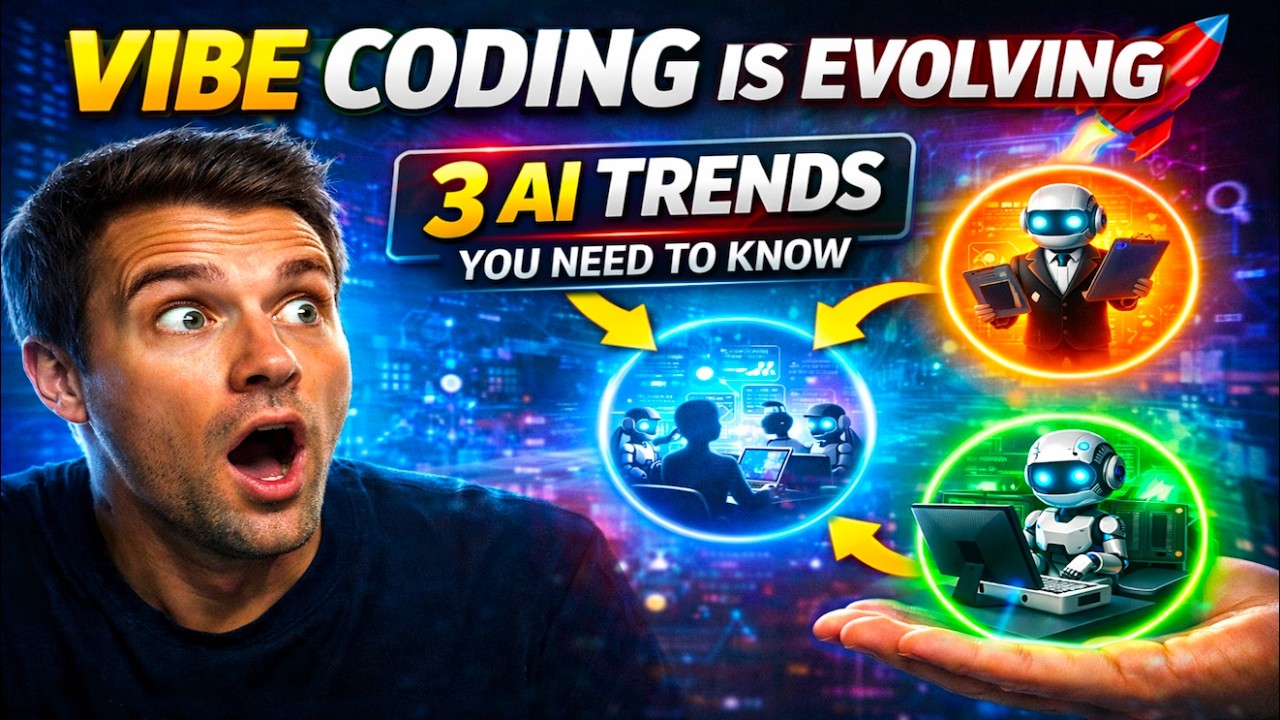 Vibe Coding развивается: 3 новых тренда в области ИИ, о которых вам нужно знать 🚀