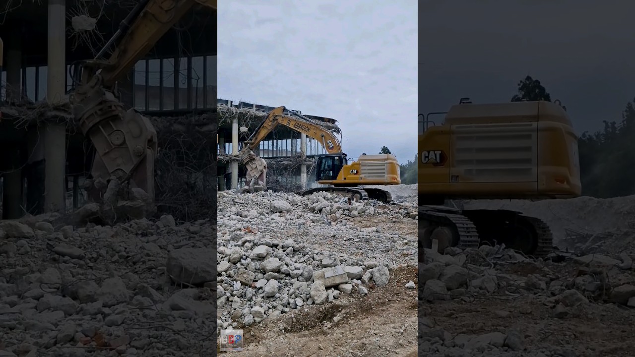 CAT 352 Next Gen, Demolition Site, Stuttgart, 2024.  #caterpillar #demolition